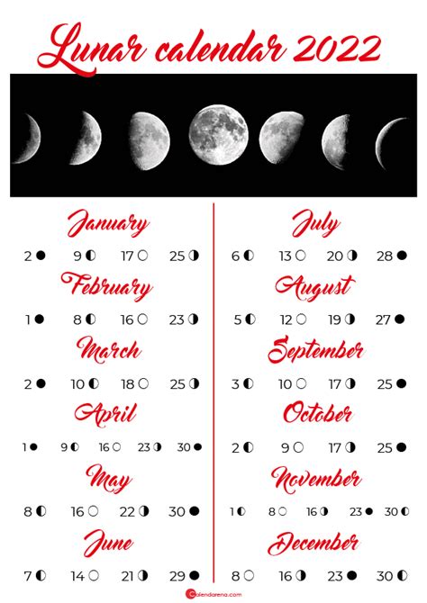 full moon calendar 2022 usa